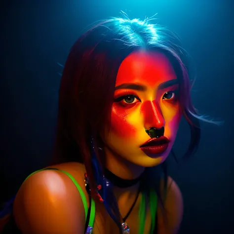 fantasy, horror, photography, realistic:1.2), PornStar, vibrant colors, otherworldly lighting