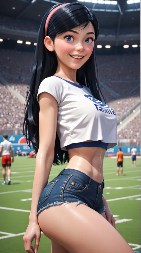Score_9, Score_8_up, Score_7_up, Score_6_up, Score_5_up, Score_4_up, Source_anime, Tag1, Tag2, Quality_masterpiece, VioletP, girl, long hair, black hair, hairband, blue eyes, 3d, 18 year old, Anatomically correct, Beautiful face, Detailed face, Delicate fa...
