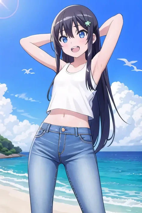 masterpiece, best quality, ultra detail, ((Perfect Face, perfect eyes, perfect hair, perfect arm)), 1girl, o, petite, ((round face, ecstasy, orgasm face, drooping eyes, shame smiling, blush)), dropping eyes, sleepy, Open mouth, ((White teeth)), background(...
