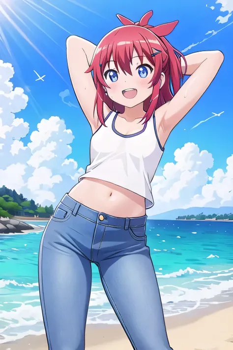 masterpiece, best quality, ultra detail, ((Perfect Face, perfect eyes, perfect hair, perfect arm)), 1girl, o, petite, ((round face, ecstasy, orgasm face, drooping eyes, shame smiling, blush)), dropping eyes, sleepy, Open mouth, ((White teeth)), background(...