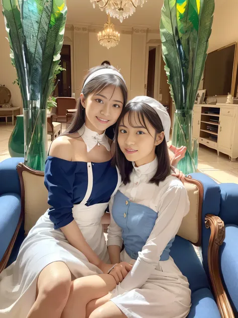 (((Max Video Quality、highest resolution、greatest masterpiece、8k)))、(((Detailed Faces)))(((cute face)))(((Baby Face)))(((Young contour)))(((lovely eyes and nose)))、((( Blizzard 10 )))(((model body type to sit)))(((perfect poddy line)))、(((Big Breasts 1.0)))...
