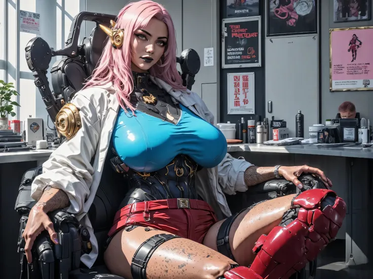 ((best quality)), (Masterpeace, high quality, high resolution, realistic photo, photography, detailed, no tattoos on face), 1 japanese porn star women stormtrooper fighter gangster , age from 30 to 36 years old, porn star Xo Gisele dark space warrior, 8k_w...