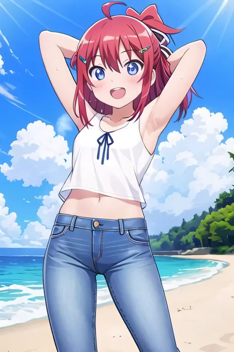 masterpiece, best quality, ultra detail, ((Perfect Face, perfect eyes, perfect hair, perfect arm)), 1girl, o, petite, ((round face, ecstasy, orgasm face, drooping eyes, shame smiling, blush)), dropping eyes, sleepy, Open mouth, ((White teeth)), background(...
