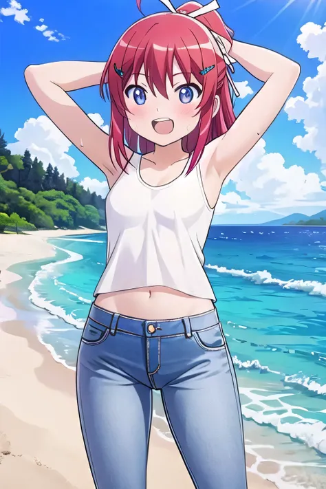 masterpiece, best quality, ultra detail, ((Perfect Face, perfect eyes, perfect hair, perfect arm)), 1girl, o, petite, ((round face, ecstasy, orgasm face, drooping eyes, shame smiling, blush)), dropping eyes, sleepy, Open mouth, ((White teeth)), background(...