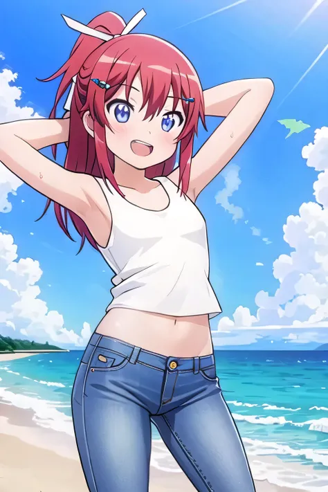 masterpiece, best quality, ultra detail, ((Perfect Face, perfect eyes, perfect hair, perfect arm)), 1girl, o, petite, ((round face, ecstasy, orgasm face, drooping eyes, shame smiling, blush)), dropping eyes, sleepy, Open mouth, ((White teeth)), background(...