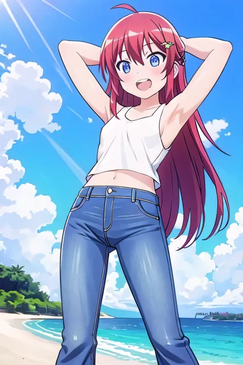 masterpiece, best quality, ultra detail, ((Perfect Face, perfect eyes, perfect hair, perfect arm)), 1girl, o, petite, ((round face, ecstasy, orgasm face, drooping eyes, shame smiling, blush)), dropping eyes, sleepy, Open mouth, ((White teeth)), background(...