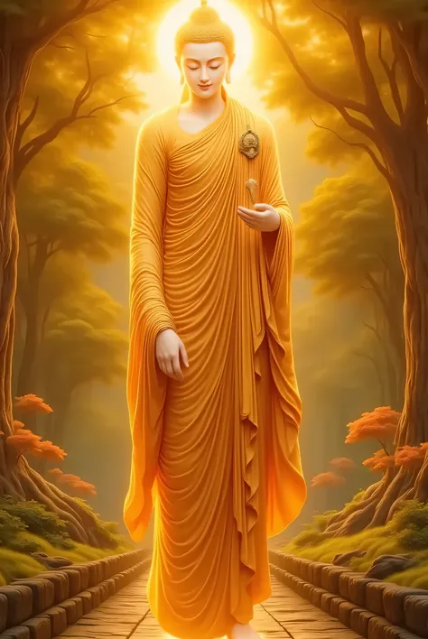 ရွှေရောင်တောက်ပနေသော မြန်မာ manly peaceful face of buddha