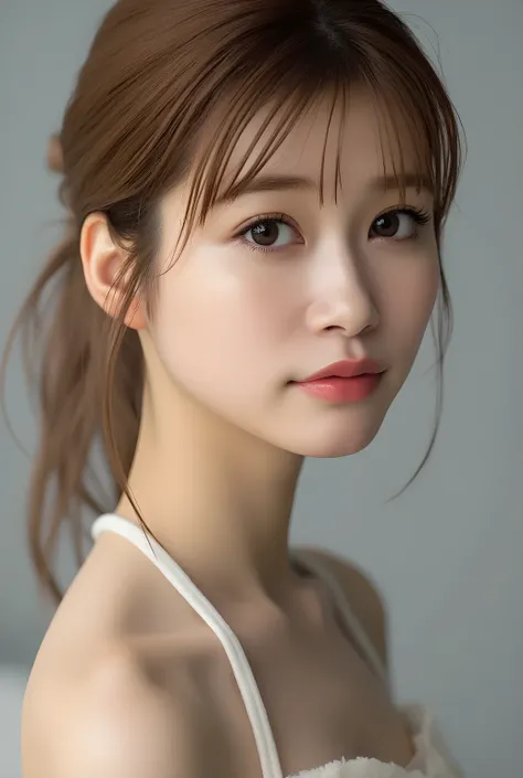 ultra-realistic, photorealistic, best quality, 8K, top-quality, masterpiece, ultra-detail, super high resolution, Improvement of quality, Enhances the beauty of skin texture, Clean and glowing skin, Smoother lighting, Improving the quality of cinema light...
