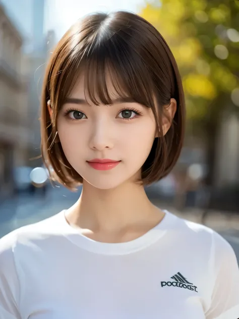 (masterpiece), highly realistic, beautiful atmosphere, intricate textures, super-resolution, hyper-realistic, high contrast, Portrait of a cute girl, looking at viewer, Focus on the Face, (Glowing Eyes), Glossy lips, rouge lip, make-up, blush cheek, smile,...