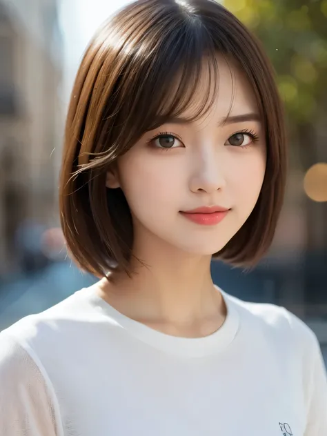 (masterpiece), highly realistic, beautiful atmosphere, intricate textures, super-resolution, hyper-realistic, high contrast, left side face, Portrait of a cute girl, looking at viewer, Focus on the Face, (Glowing Eyes), Glossy lips, rouge lip, make-up, blu...