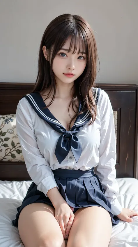 score_9, score_8_up, score_7_up, super detailed, exquisite resolution , 32K, Penis Masterpiece , top quality, super high definition , beautiful Japanese woman , black hair,upポニーテール:1.5, Shortcut,( open your mouth+ drool ), wet hair , ( white blouse、 d...