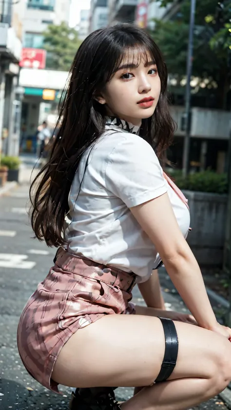 最High Quality, Two Hands, two legs, ninural lighting, masterpiece, 1 girl, perfect beautiful face, (Photos Photos:1.3), Edge Lighting, Photography Lighting, ( High Detail Skin :1.2), 8K ultra HD, dslr, High Quality, high resolution, white skin, detailed te...