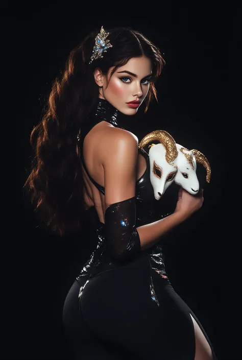 18-year-old Russian young woman, epic photo, soft and ish features, Norwegian and Russian features , sky blue eyes that stand out above everything else, perfect symmetrical features, radiates perfection and sweetness, porcelain leather neckline, soft semi-...