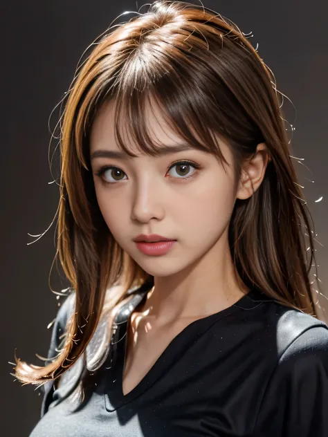 masterpiece, best quality, ultra-detailed, unity 8k wallpaper, hyper detailed, realistic, sharp features, highly detailed, professional quality, Photorealistic, hyper realistic, high resolution, Portraits of Japanese Models, Beautiful Japanese girl, (19yo:...