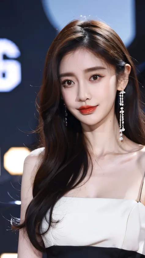 Ultra HD resolution,artistic photos,21year girl,earrings,long hair,Cold white skin,E cup,show out ,messy hair , messy hair ,Ruddy face,dress less ,露出乳沟,大面积裸露