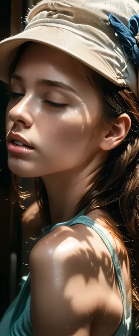 sfw:2.stop.Girl is fucked really hard.source_real.stop.sfw:2.close up. wering a hat.