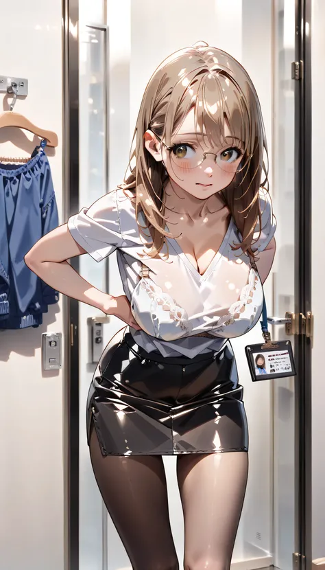 ((ultra-detailed)), (highly detailed CG illustration), (best quality:1.2), ultra-highly detailed, colorful composition, ((peeping photo)), 1 girl, solo focus, ((thigh to top:1.4)), ((cowboy shot:1.4)), moe anime character, girl, dainty facial structure, (b...