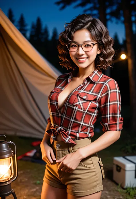 score_9,score_8_up,score_7_up,source_real,real skin,⠀
BREAK asian female mountaineer, (blushing:1.3), (brown medium hair:1.4),(wavy pixie hair:1.2),(model body),tan skin,tan_lines,smile,(medium breasts),(Glasses:1.2), (Standing:1.2), BREAK (wearing flannel...