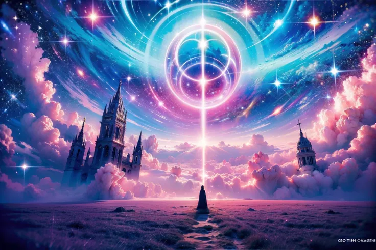 ((top quality)), ((masterpiece)), ( details), A beautiful and spectacular heavenly afterlife, Divine Light