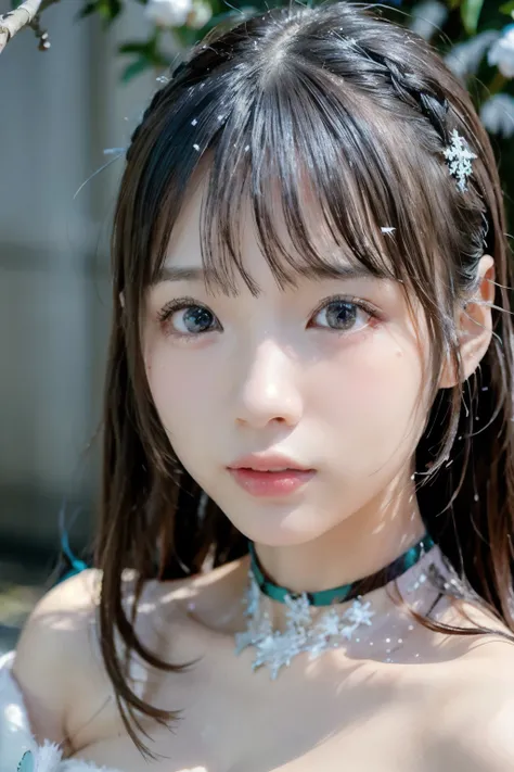 full body up , portrait, portrait,sorrow、tears、cries、美しいtears、moist eyes , 8k,masterpiece, top quality, 、Long face、big eyes、 troubled face、 slim、in trouble、、facing the front、flat body 、cute、、, 1 girl、looking at the camera、face to face、pure white hair、Glow...