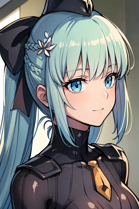 masterpiece, highest quality, (highest quality), (best illustrations), 8k,face close up,on the bed, {{{masterpiece}}}, {{{best quality}}}, {{Super detailed}}, {{very delicate and beautiful}},smile,black DOLLSUIT , DOLLSUIT,{{{best quality}}}, {{Super detai...