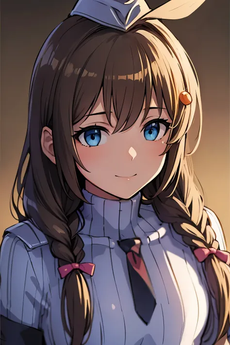 masterpiece, highest quality, (highest quality), (best illustrations), 8k,face close up,on the bed, {{{masterpiece}}}, {{{best quality}}}, {{Super detailed}}, {{very delicate and beautiful}},smile,black DOLLSUIT , DOLLSUIT,{{{best quality}}}, {{Super detai...