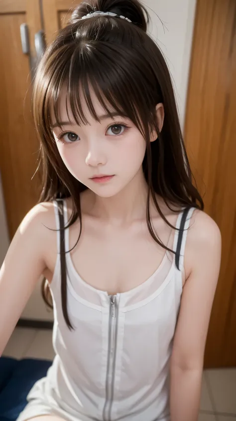 1 girl, (((elementary school student))), schools, has standing nipples, Flat chest, very young, I can see cute underwear, nsfw, ((Russian girls)), (more:1.3, perfect right hand:1.3), (best quality, Max Video Quality, masterpiece:1.3, reality:1.3, Ultra Fin...