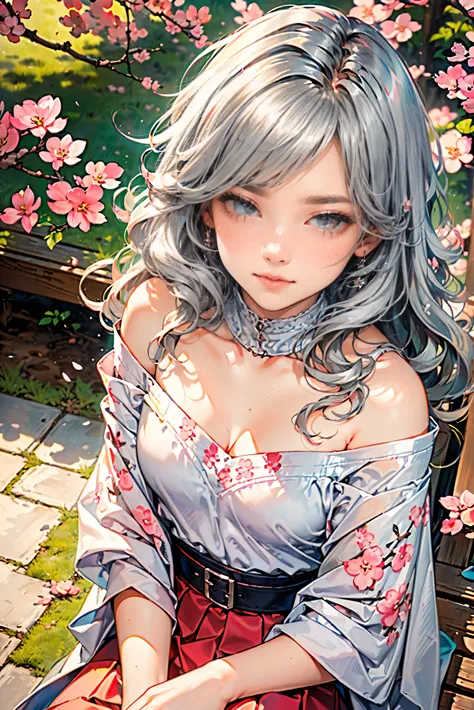 Best quality, highest quality, 8K, masterpiece, ultra-realistic, ((Beautiful high school girl with odd eyes)), ((Heterochromia, red eyes, blue eyes)), ((Sparkling and detailed eyes)), ((Anatomically accurate depiction)), ((Detailed depiction of the number ...