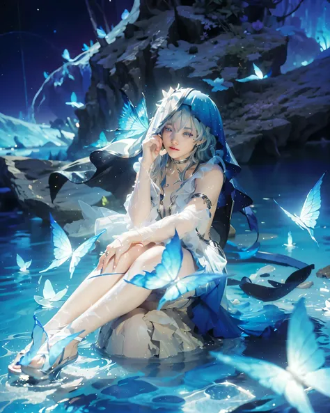 ((SHOREKEEPER (WUTHERING WAVES),((realistic, photorealistic)),(highlight hair)), Light reflection, (( HD )),((upper body)), (((best quality, masterpiece))), (masterpiece) (best quality) (detail) (8k) (HDR) (wallpaper) (cinematic lighting) (sharp focuasterp...