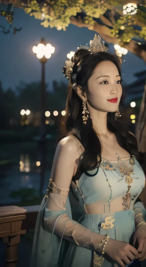 masterpiece, best quality, 1 girl, alone, ((aldult))，(huge breasts)， long hair，(Siamese transparent black silk)，happy, looking at the audience, (precise、perfect face shape:1.3)，（beautiful five fingers），(Frontal display of crotch)，ultra high definition，Ray ...