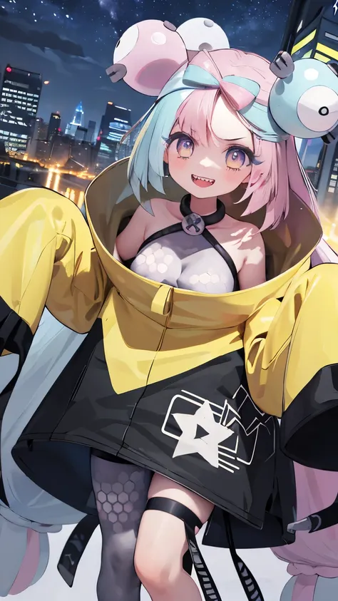 Iono,{{{{{{ Nanjamo}}}}}},masterpiece, best quality , GREAT QUALITY , Very Aesthetic , absurd, Latest, smile, volume lighting , pubic skin, 1 girl,masterpiece, best quality , GREAT QUALITY , Very Aesthetic , absurd, Latest, Scenery,(delicate)...