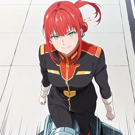 ultra-High resolution, score_9,score_8_up,score_7_up,score_6_up,score_5_up,score_4_up, BREAK, source_anime, anime screencap, uncensored, rating_explicit, Masterpiece, curvy, dark persona, looking at viewer, Fighting Stance, (((solo, 1girl))), hair ornament...