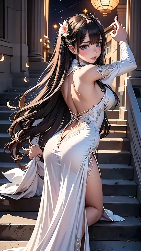 8k resolution, masterpiece, Highest quality, Award-winning works, unrealistic, , Final Fantasy, Royal Jewel,Photorealistic paintings by Midjourney and Greg Rutkowski, , elegant, Very detailed, Delicate depiction of hair, Miniature Painting, Digital Paintin...
