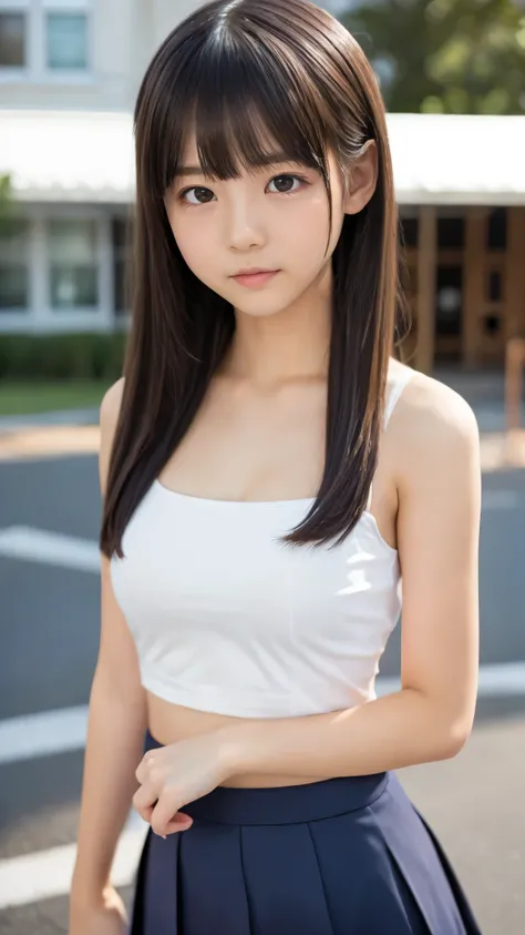 NSFW, One girl who works hard, (((young elementary school student))), Flat chest, (Nice Outfit), very young, ((Russian girls)), (more:1.3, perfect right hand:1.3), (best quality, best quality, masterpiece:1.3, reality:1.3, Ultra Fine), (完璧な解剖学:1.2), (Accur...
