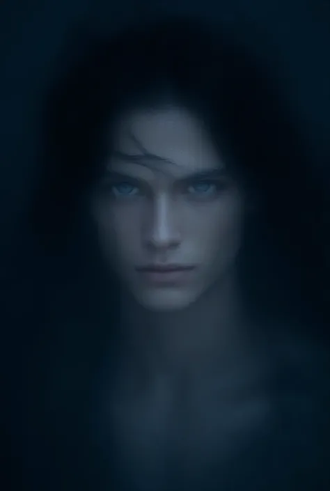 (blue dark eyes 、Prince with long black hair))Beautiful white, smooth, and very thin chin((long black hair swings upward))the most beautiful male prince is expressionless((Blue-black very big eyes))A man with an accurate and beautiful face（A 25-year-old ma...