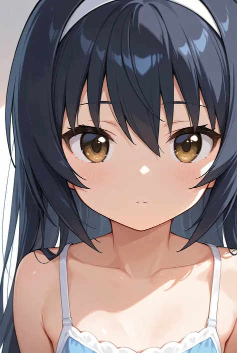 reizei mako,face focus,front view,looking at viewer,