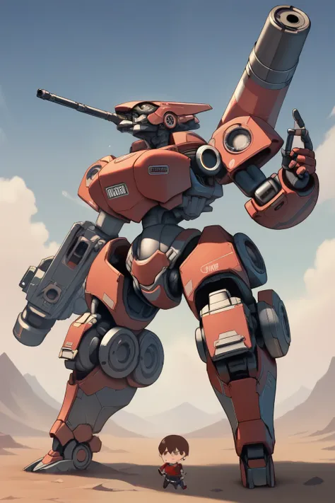 score_9, score_8_up, source_cartoon,nsfw,( chibi:1.4),fisheye lens,Petite,(lady),( visible as battlefield:1.5), Mechanical Robot, Mech Armor, Full armor, (Big Robot:1.5),mechanical parts, robot joints , ( Massive Weapons:1.2), best quality, masterpiece, v...