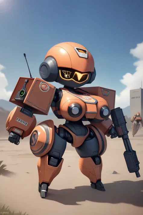 score_9, score_8_up, source_cartoon,nsfw,( chibi:1.4),octa rendering、fisheye lens,Petite,(lady),( visible as battlefield:1.5), Mechanical Robot, Mech Armor, Full armor, (Big Robot:1.5),mechanical parts, robot joints , ( Massive Weapons:1.2), best quality,...