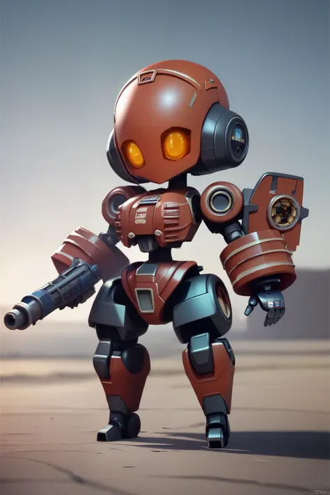 score_9, score_8_up, source_cartoon,nsfw,( chibi:1.4),octa rendering:1.7、fisheye lens,Petite,(lady),( visible as battlefield:1.5), Mechanical Robot, Mech Armor, Full armor, (Big Robot:1.5),mechanical parts, robot joints , ( Massive Weapons:1.2), best qual...