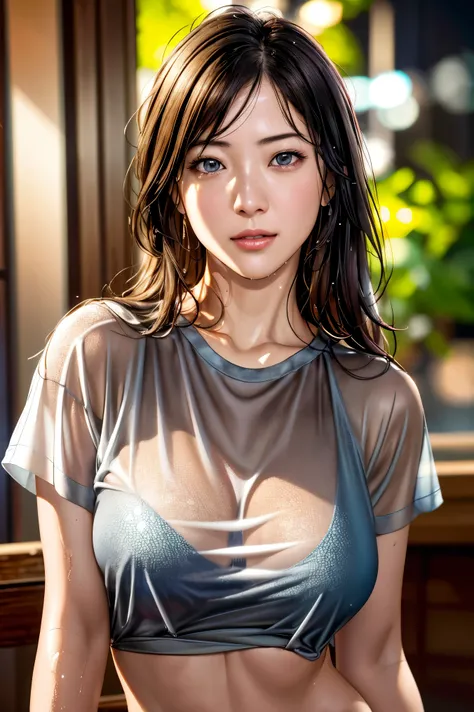 ((nude))、(Photorealistic: 1.4), (超realisticな: 1.4), (realistic: 1.3), (smooth lighting: 1.05), (映画館照明の quality improvement : 0.9), 32K, 1 girl, 20 year old girl, realistic Lighting, backlight, Face Light, ray tracking , (bright light: 1.2), ( quality...