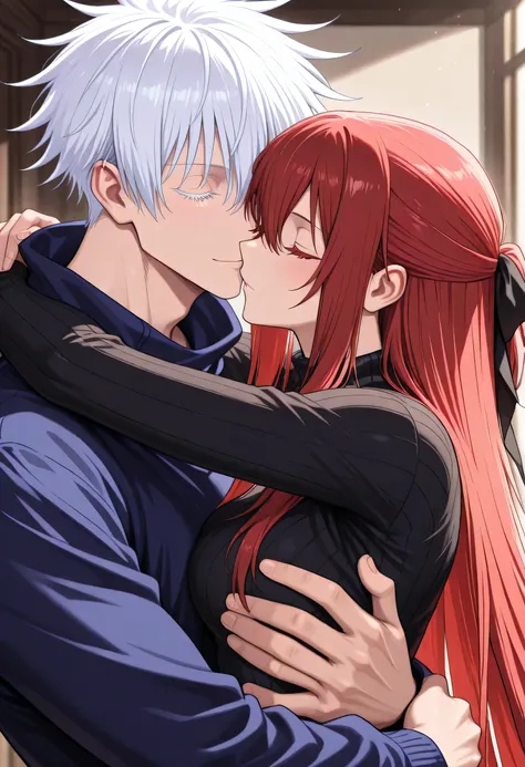 (8k, best quality, masterpiece:1.2), (sharp focus:1.0) , duo focus, couple, hetero, very cute couple, romantic, height differnce, size differenz, dynamic pose, embrace, deep embrace, cuddling, portrait BREAK 1 girl , golden eyes , very long hair , long sid...