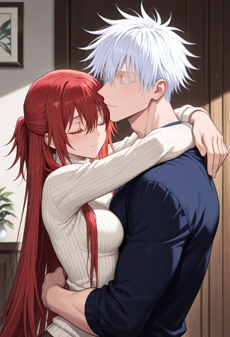(8k, best quality, masterpiece:1.2), (sharp focus:1.0) , duo focus, couple, hetero, very cute couple, romantic, height differnce, size differenz, dynamic pose, embrace, deep embrace, cuddling, portrait BREAK 1 girl , golden eyes , very long hair , long sid...