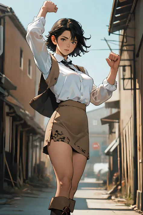((masterpiece , best quality ; 1 . 3)) , best quality , Beautiful Details , very detailed , Ultra-fine , 16k , exquisite , absurd , high resolution , beautiful background , Detailed Background , Beautiful Eyes , beautiful skin , Anime Style , Real Stick , ...