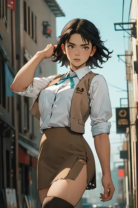 ((masterpiece , best quality ; 1 . 3)) , best quality , Beautiful Details , very detailed , Ultra-fine , 16k , exquisite , absurd , high resolution , beautiful background , Detailed Background , Beautiful Eyes , beautiful skin , Anime Style , Real Stick , ...