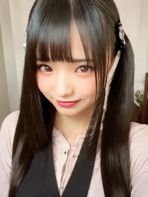 best quality, shape, very well detailed, finely, high resolution, 8k Wallpaper, 完璧なダイナミックな構shape, beautifully detailed eyes, natural colored lips, random sexy pose,cute smile、 18 year old girl、beautiful detailed face because it's a dark bar、perfect and ...