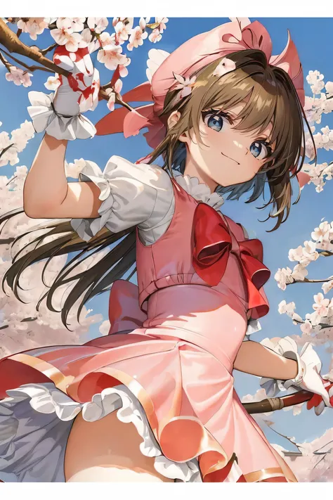(pictures:1.3), high detail, cardcaptor_cherry blossoms, shy assly, shy ass, (Swallowtail ), (masterpiece, best quality, details:1.3)、torn clothes、torn clothes、seductive smiles、 open your mouth and stare 、has blood on his face、I am being attacked、from be...