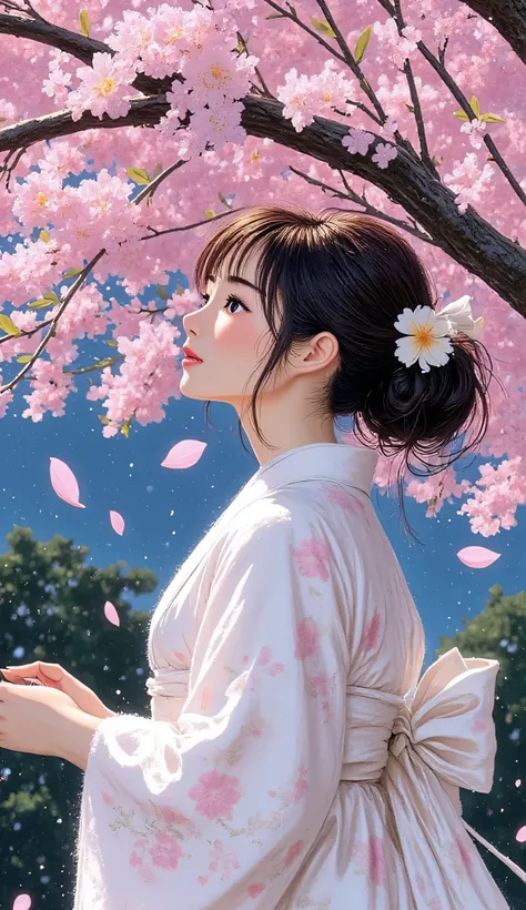 Hand drawn Japanese fantasy world、watercolor、Picture books 、hand drawn, fantasy scene, 複雑なbright colors, Fantastic, story book , dreamlike, Mysterious, cinematic lighting, soft focus, masterpiece, 8k, high resolution, bright colors, photorealistic、 A grac...
