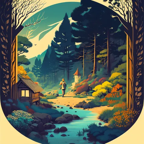 Picture book touch、Forest Path、Kusamura、a adventure