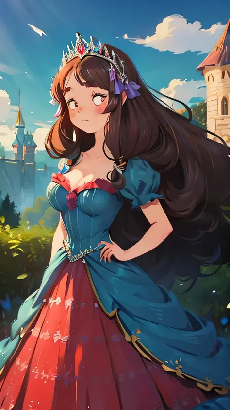 Castle　Princess　dress　tiara　