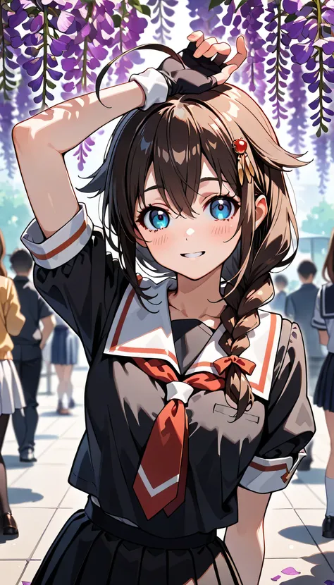 ((ultra-detailed)), (highly detailed CG illustration), (best quality:1.2), ultra-highly detailed, colorful composition, artistic photoshoot, 1girl, solo focus, ((upper body:1.3)), moe anime character, girl, dainty facial structure, (baby face), (round face...